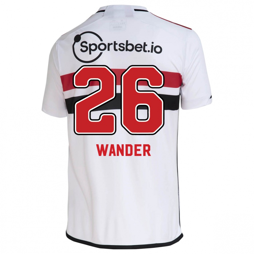 Herren Talles Wander #26 Weiß Heimtrikot Trikot 2023/24 T-Shirt Belgien