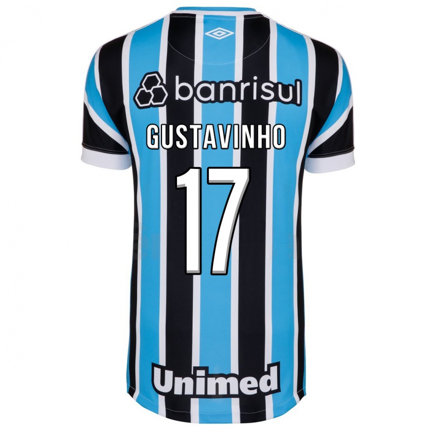 Homme Maillot Gustavinho #17 Bleu Tenues Domicile 2023/24 T-Shirt Belgique