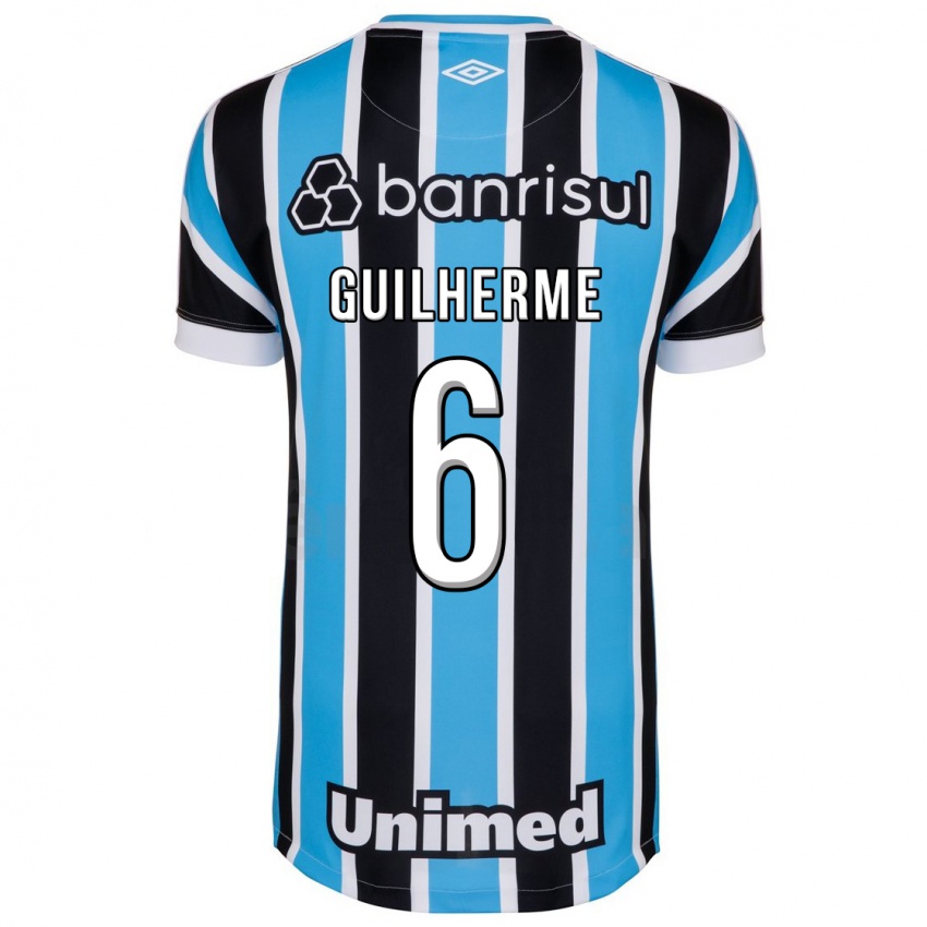 Homme Maillot Zé Guilherme #6 Bleu Tenues Domicile 2023/24 T-Shirt Belgique