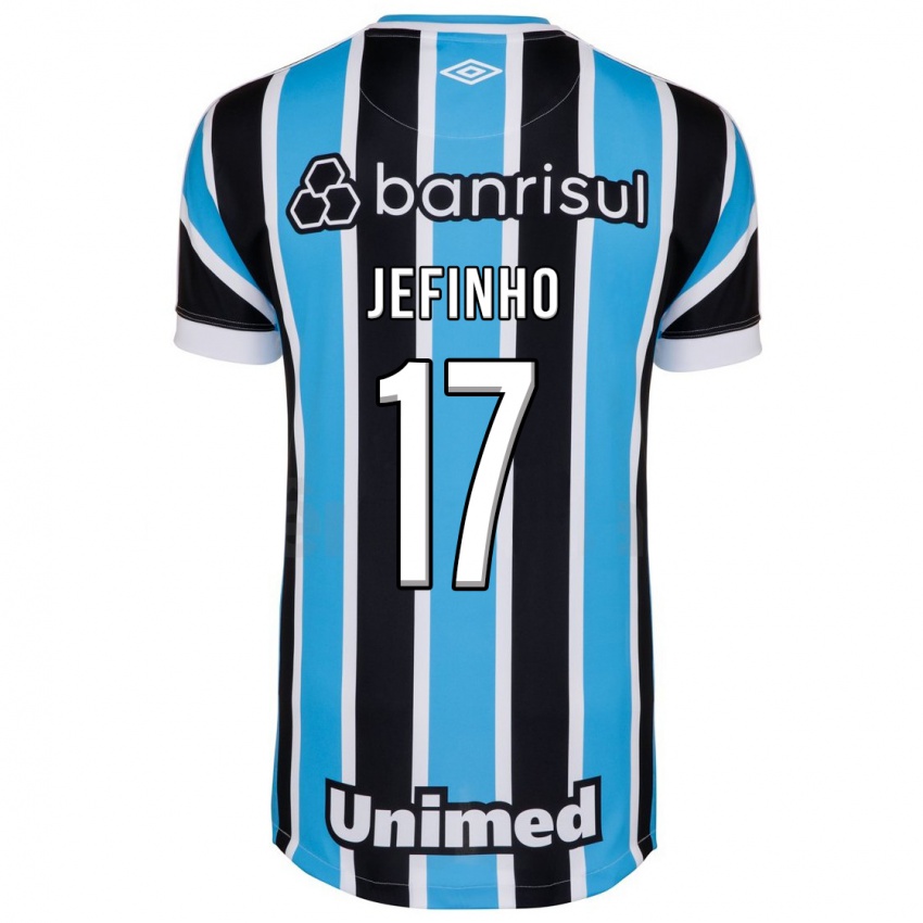 Herren Jefinho #17 Blau Heimtrikot Trikot 2023/24 T-Shirt Belgien