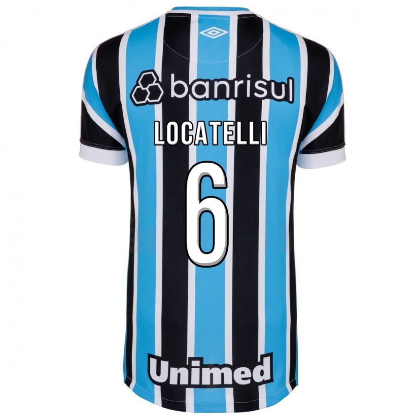 Herren Natane Locatelli #6 Blau Heimtrikot Trikot 2023/24 T-Shirt Belgien