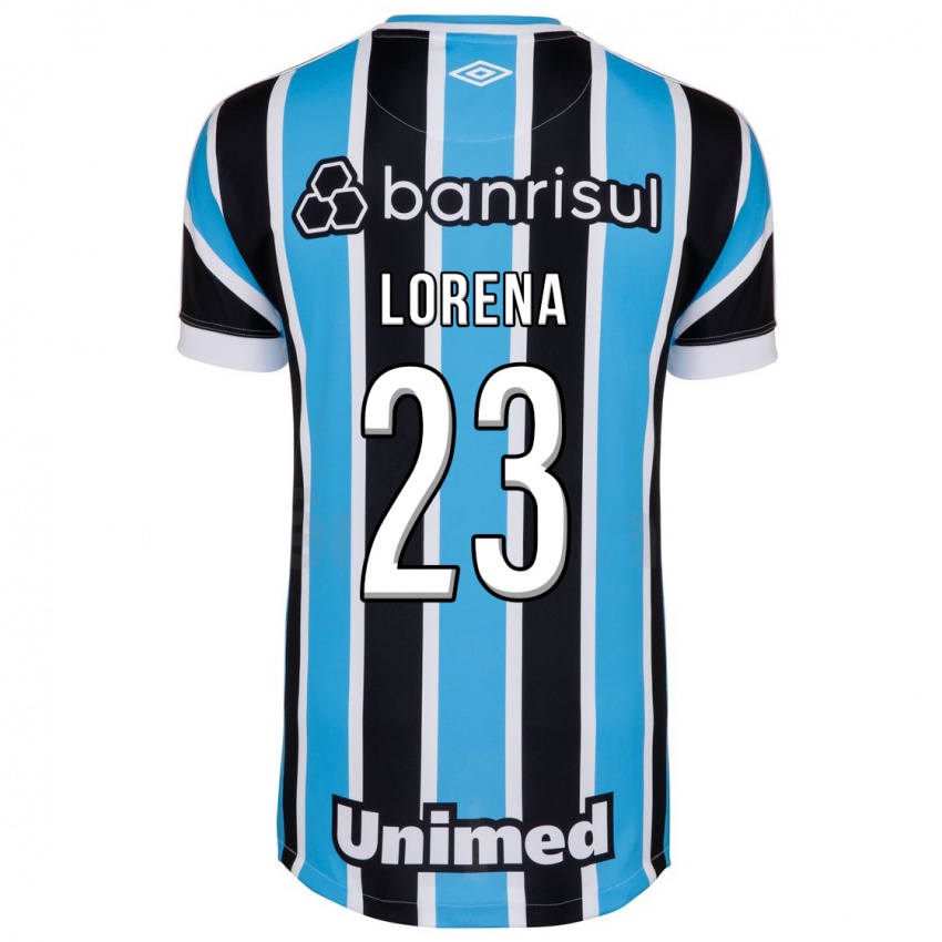 Herren Lorena #23 Blau Heimtrikot Trikot 2023/24 T-Shirt Belgien