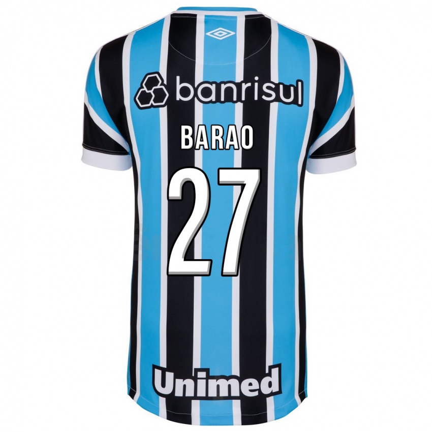 Herren Dani Barão #27 Blau Heimtrikot Trikot 2023/24 T-Shirt Belgien