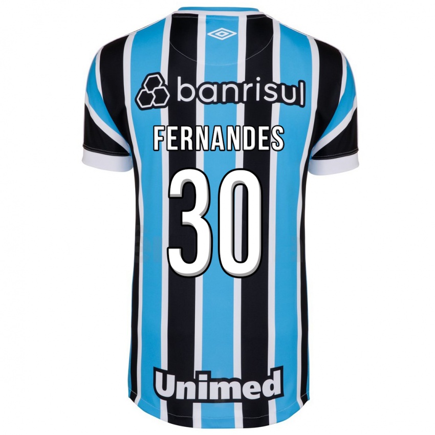 Homme Maillot Raquel Fernandes #30 Bleu Tenues Domicile 2023/24 T-Shirt Belgique