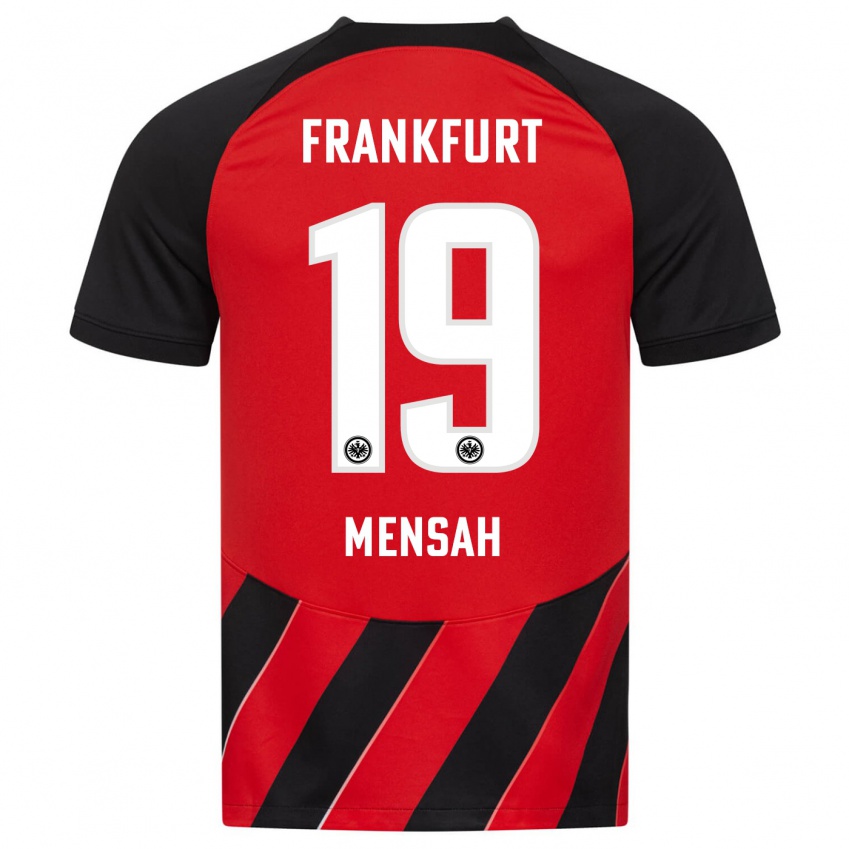 Herren Keziah Oteng-Mensah #19 Rot Schwarz Heimtrikot Trikot 2023/24 T-Shirt Belgien