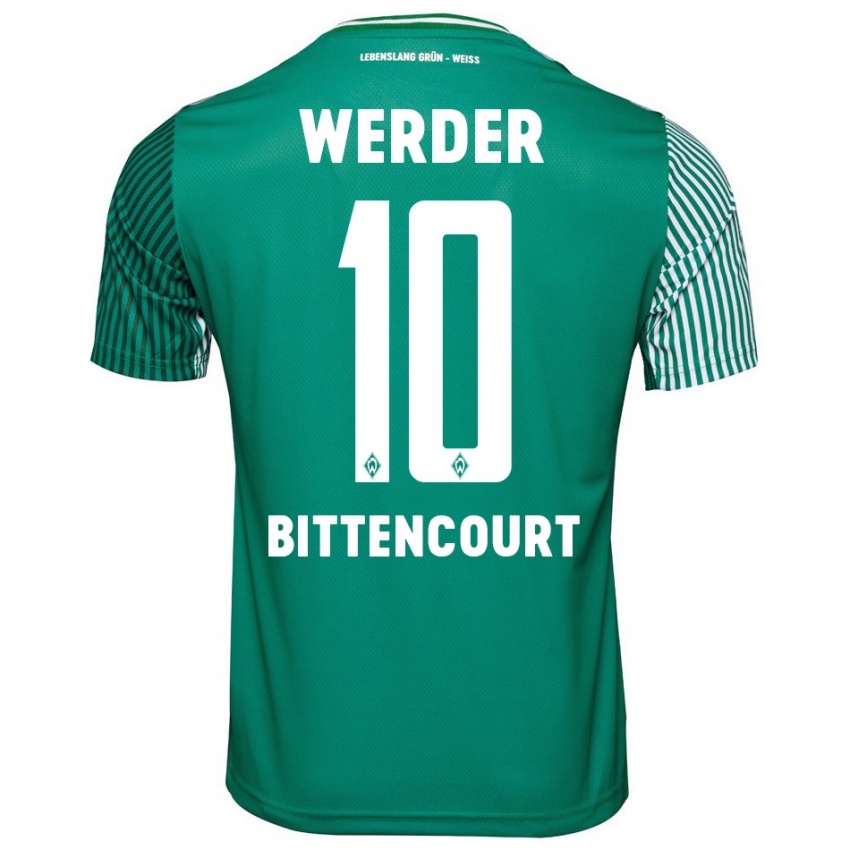 Herren Leonardo Bittencourt #10 Grün Heimtrikot Trikot 2023/24 T-Shirt Belgien