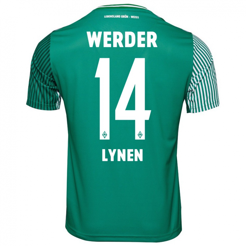 Herren Senne Lynen #14 Grün Heimtrikot Trikot 2023/24 T-Shirt Belgien