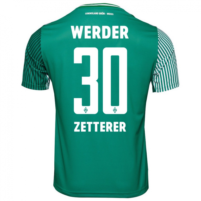 Herren Michael Zetterer #30 Grün Heimtrikot Trikot 2023/24 T-Shirt Belgien