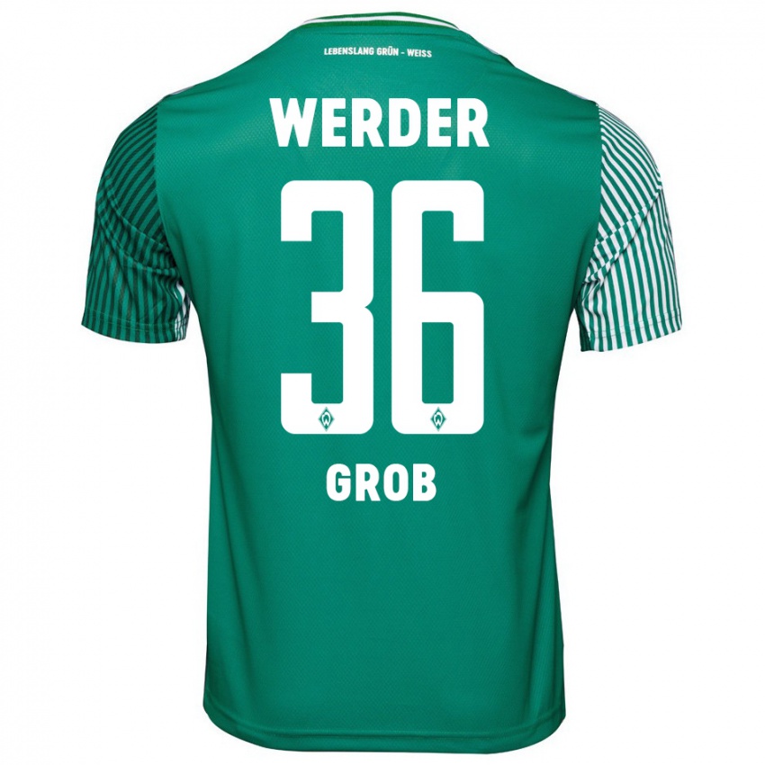 Herren Christian Groß #36 Grün Heimtrikot Trikot 2023/24 T-Shirt Belgien