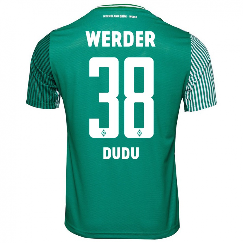 Herren Dudu #38 Grün Heimtrikot Trikot 2023/24 T-Shirt Belgien
