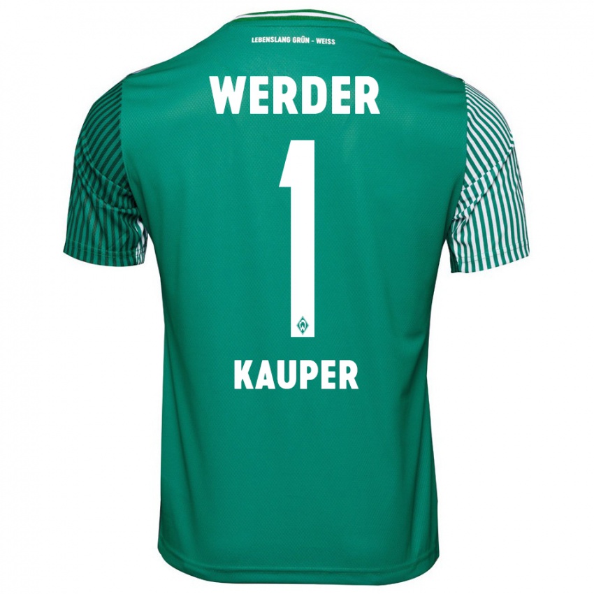 Herren Ben Käuper #1 Grün Heimtrikot Trikot 2023/24 T-Shirt Belgien