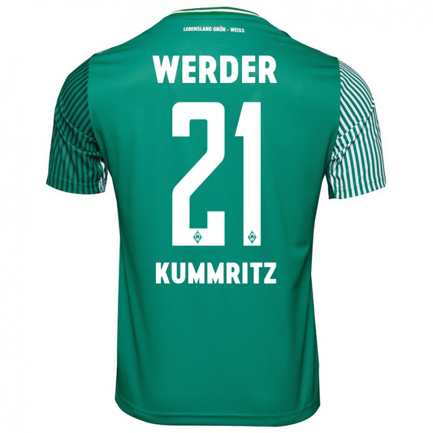 Herren Liam Kümmritz #21 Grün Heimtrikot Trikot 2023/24 T-Shirt Belgien