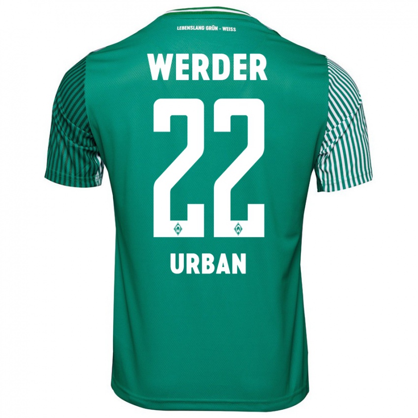Herren Linus Urban #22 Grün Heimtrikot Trikot 2023/24 T-Shirt Belgien