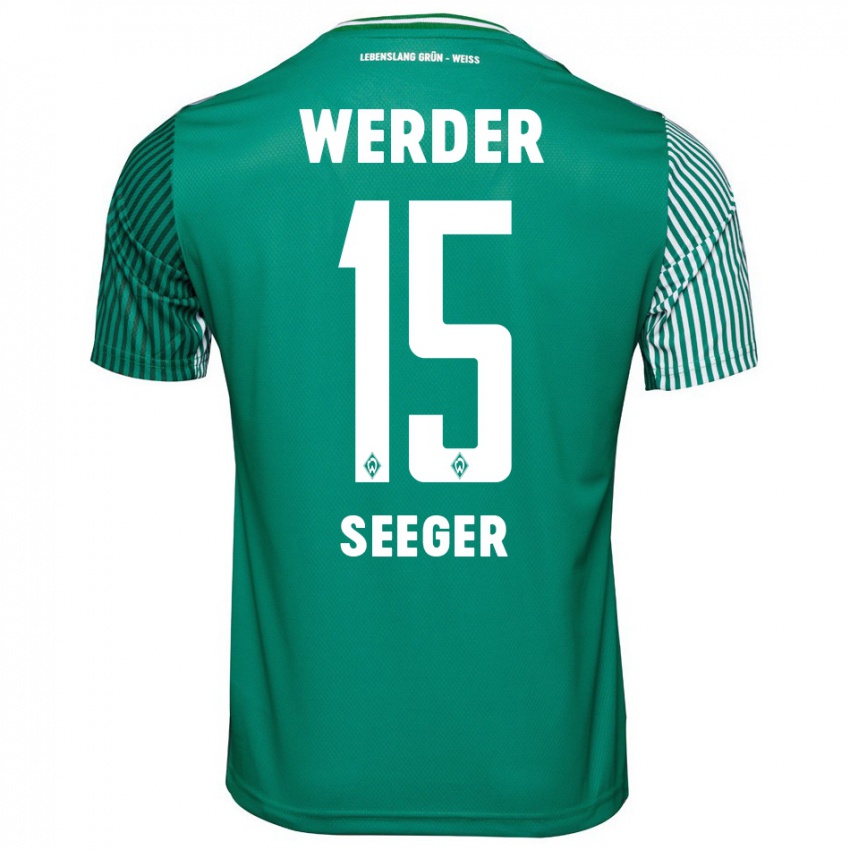 Herren Ben Ekobena-Seeger #15 Grün Heimtrikot Trikot 2023/24 T-Shirt Belgien