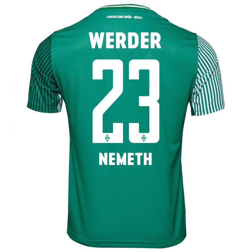 Herren Hanna Nemeth #23 Grün Heimtrikot Trikot 2023/24 T-Shirt Belgien
