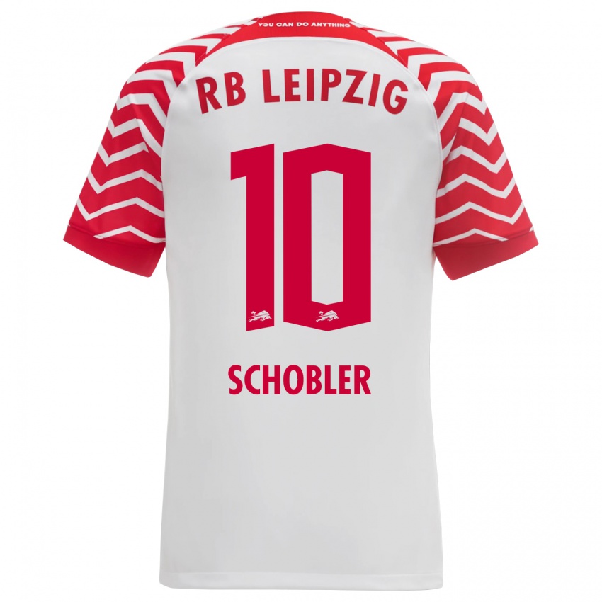 Herren Laurin Schößler #10 Weiß Heimtrikot Trikot 2023/24 T-Shirt Belgien