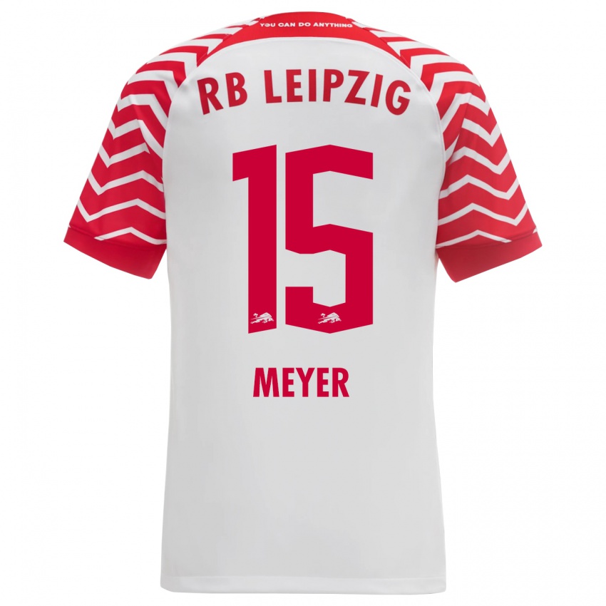 Herren Tim Meyer #15 Weiß Heimtrikot Trikot 2023/24 T-Shirt Belgien