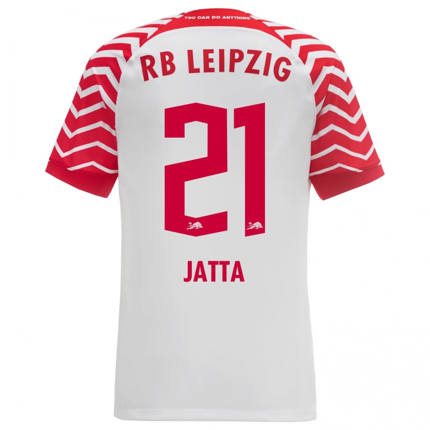 Herren Nuha Jatta #21 Weiß Heimtrikot Trikot 2023/24 T-Shirt Belgien