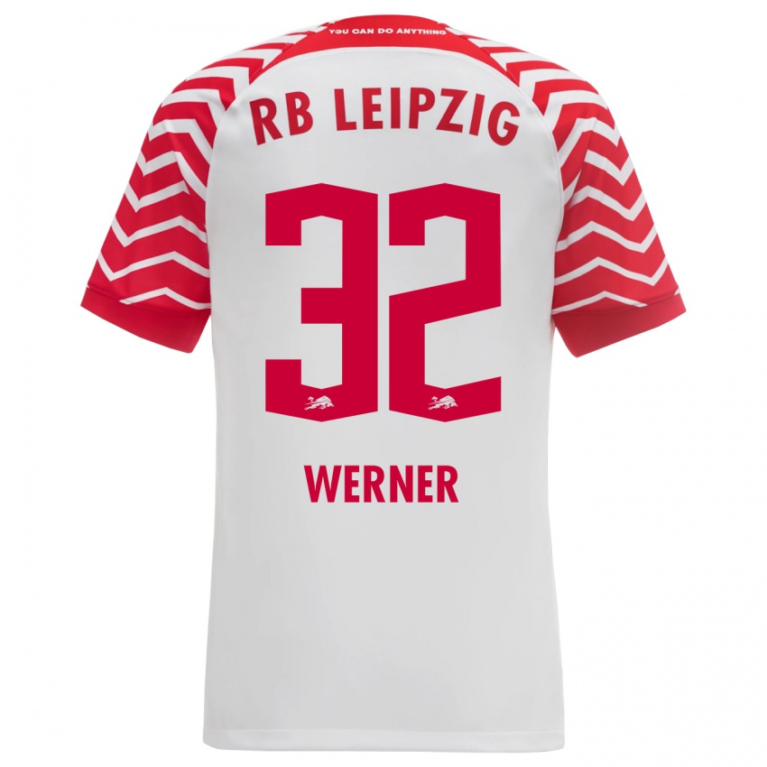 Herren Mia Werner #32 Weiß Heimtrikot Trikot 2023/24 T-Shirt Belgien