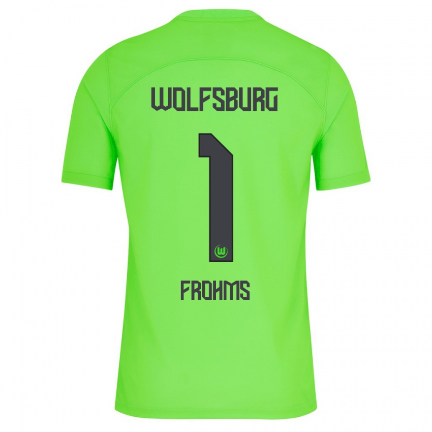 Heren Merle Frohms #1 Groente Thuisshirt Thuistenue 2023/24 T-Shirt België