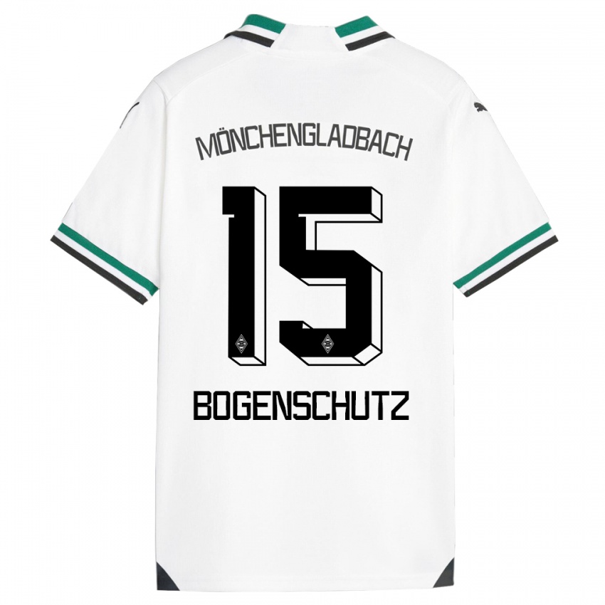 Herren Kerstin Bogenschutz #15 Weiß Grün Heimtrikot Trikot 2023/24 T-Shirt Belgien