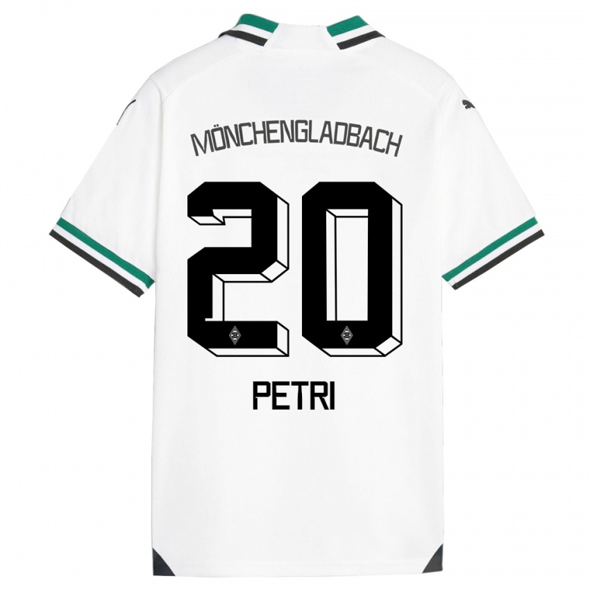 Heren Paula Petri #20 Wit Groen Thuisshirt Thuistenue 2023/24 T-Shirt België