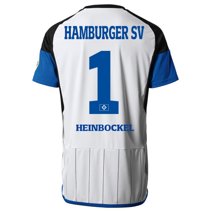 Herren Simon Heinbockel #1 Weiß Heimtrikot Trikot 2023/24 T-Shirt Belgien