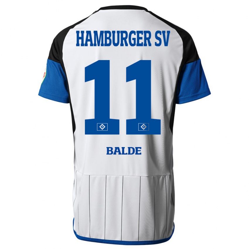 Herren Fabio Baldé #11 Weiß Heimtrikot Trikot 2023/24 T-Shirt Belgien
