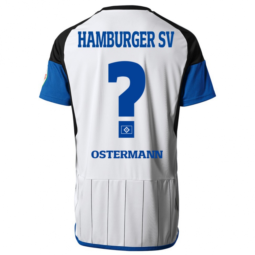 Herren Sören Ostermann #0 Weiß Heimtrikot Trikot 2023/24 T-Shirt Belgien