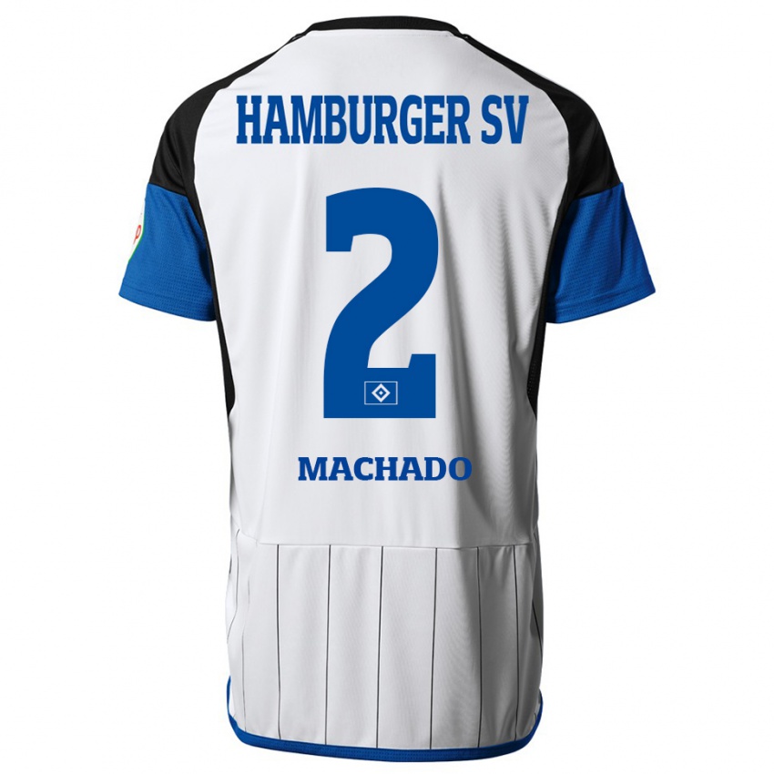 Herren Kilian Hölscher Machado #2 Weiß Heimtrikot Trikot 2023/24 T-Shirt Belgien