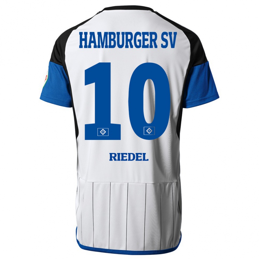 Herren Arnaud Riedel #10 Weiß Heimtrikot Trikot 2023/24 T-Shirt Belgien