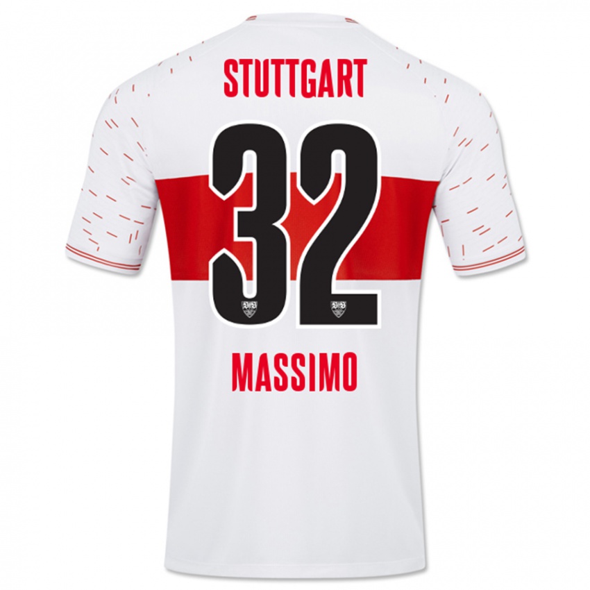 Herren Roberto Massimo #32 Weiß Heimtrikot Trikot 2023/24 T-Shirt Belgien