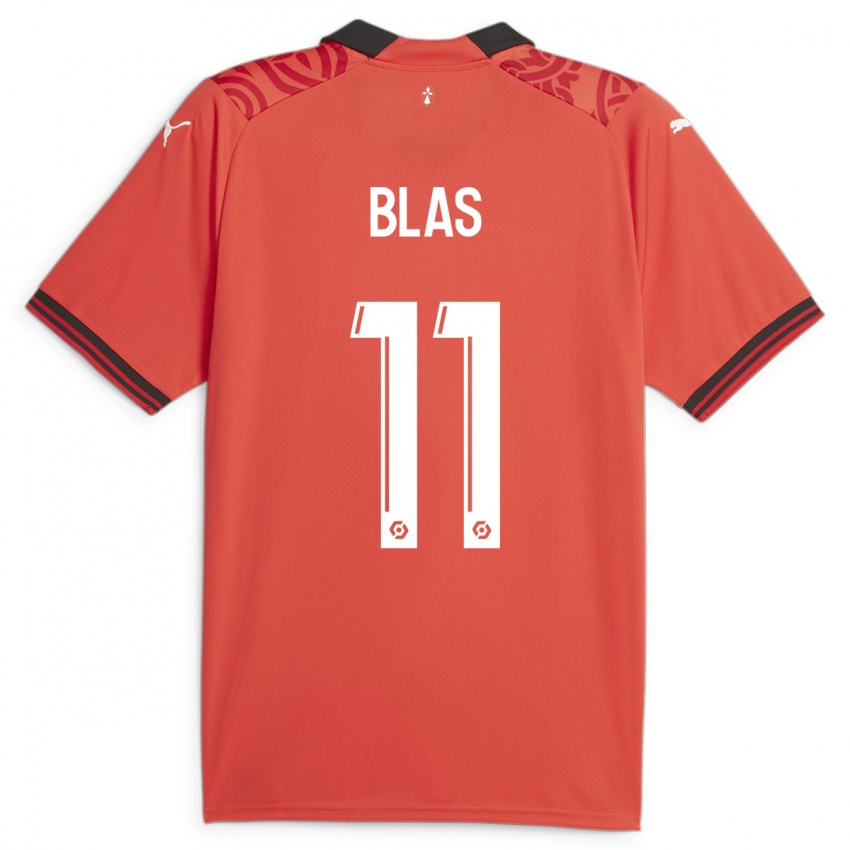 Herren Ludovic Blas #11 Rot Heimtrikot Trikot 2023/24 T-Shirt Belgien