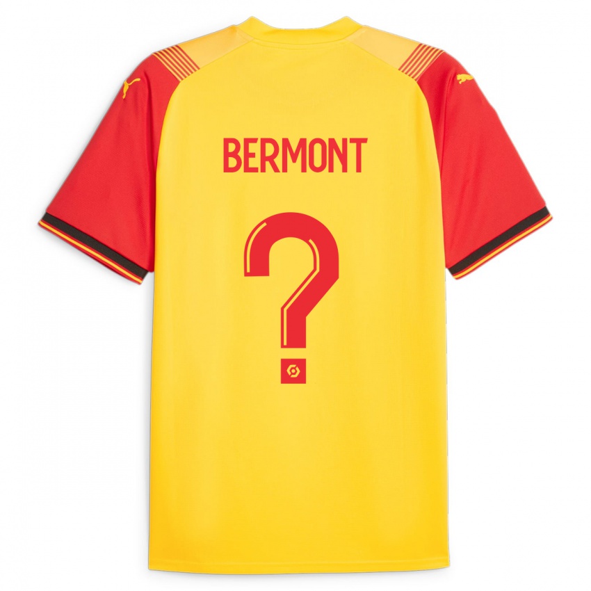 Herren Anthony Bermont #0 Gelb Heimtrikot Trikot 2023/24 T-Shirt Belgien