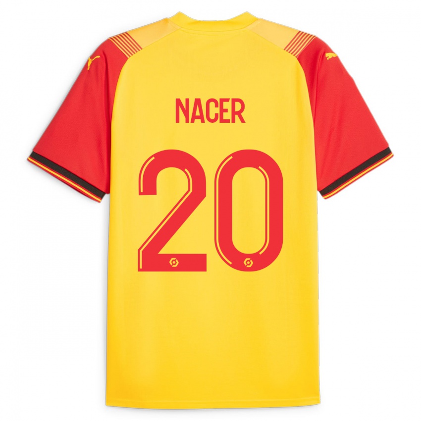 Heren Myriem Nacer #20 Geel Thuisshirt Thuistenue 2023/24 T-Shirt België
