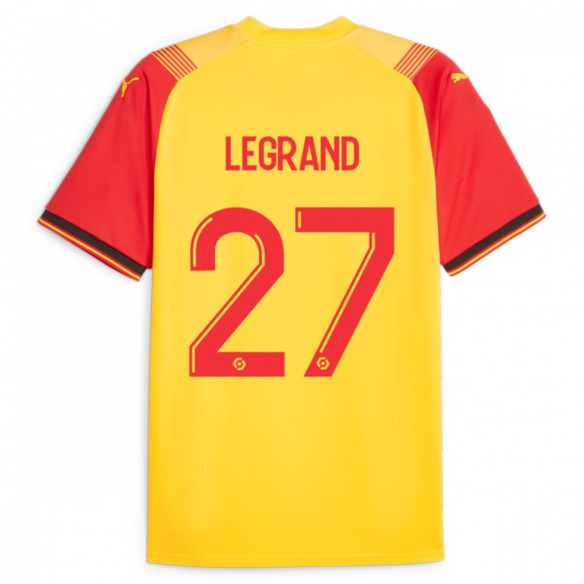 Herren Bérénice Legrand #27 Gelb Heimtrikot Trikot 2023/24 T-Shirt Belgien