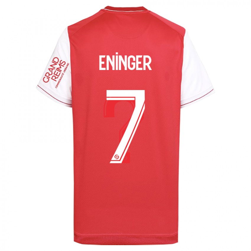 Herren Thelma Eninger #7 Rot Heimtrikot Trikot 2023/24 T-Shirt Belgien
