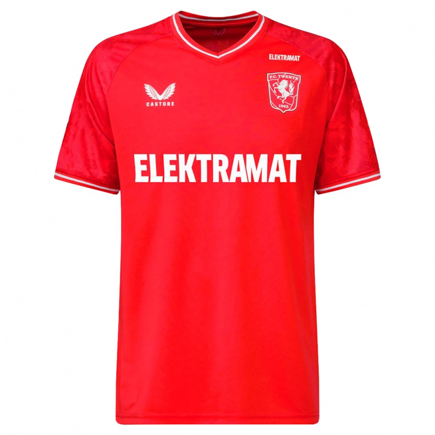 Herren Fieke Kroese #17 Rot Heimtrikot Trikot 2023/24 T-Shirt Belgien