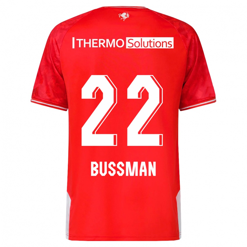 Herren Fiene Bussman #22 Rot Heimtrikot Trikot 2023/24 T-Shirt Belgien