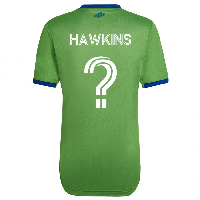 Homme Maillot Stuart Hawkins #0 Vert Tenues Domicile 2023/24 T-Shirt Belgique