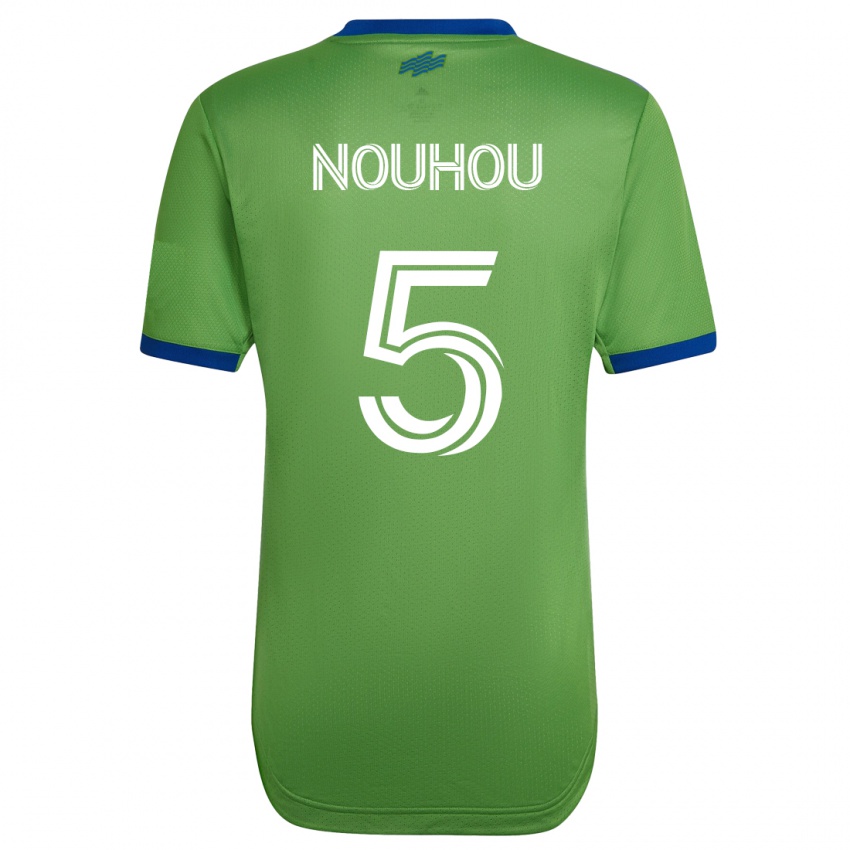 Homme Maillot Nouhou #5 Vert Tenues Domicile 2023/24 T-Shirt Belgique