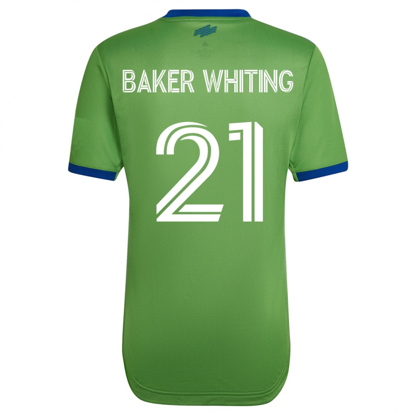 Herren Reed Baker-Whiting #21 Grün Heimtrikot Trikot 2023/24 T-Shirt Belgien