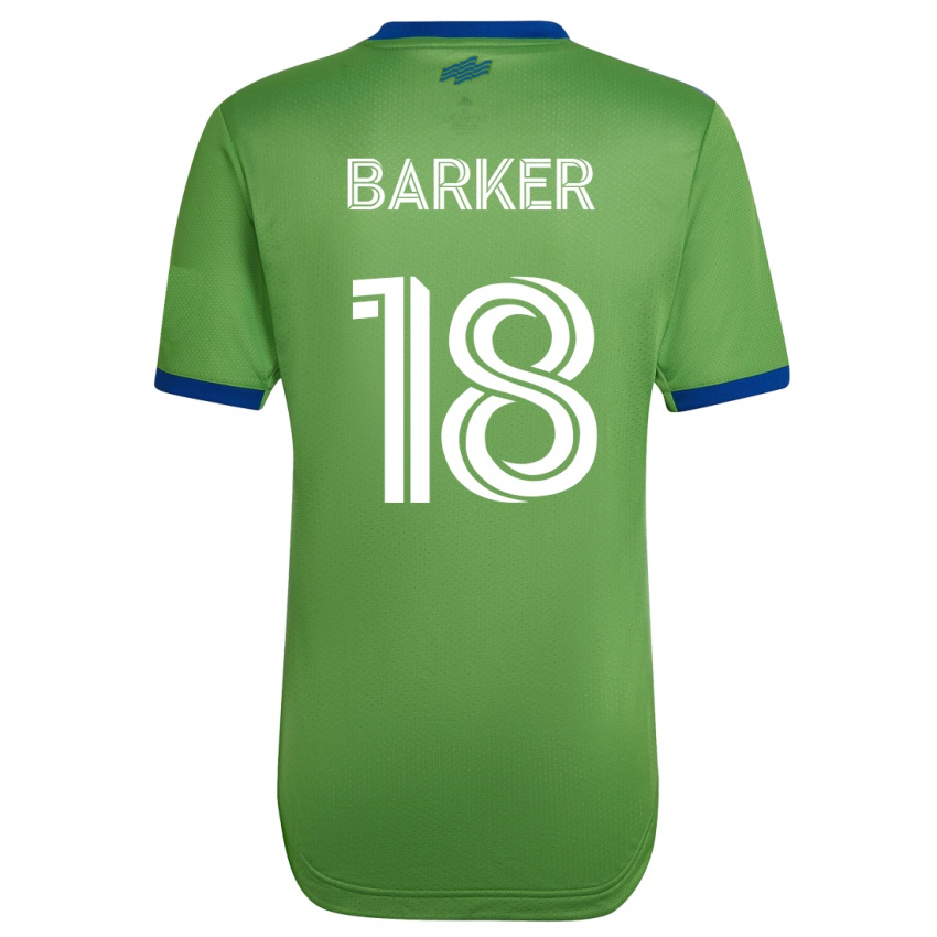Heren Alicia Barker #18 Groente Thuisshirt Thuistenue 2023/24 T-Shirt België