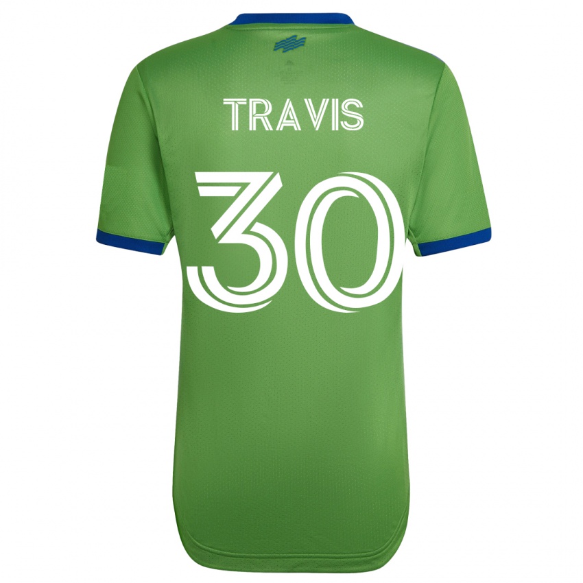 Herren Riley Travis #30 Grün Heimtrikot Trikot 2023/24 T-Shirt Belgien