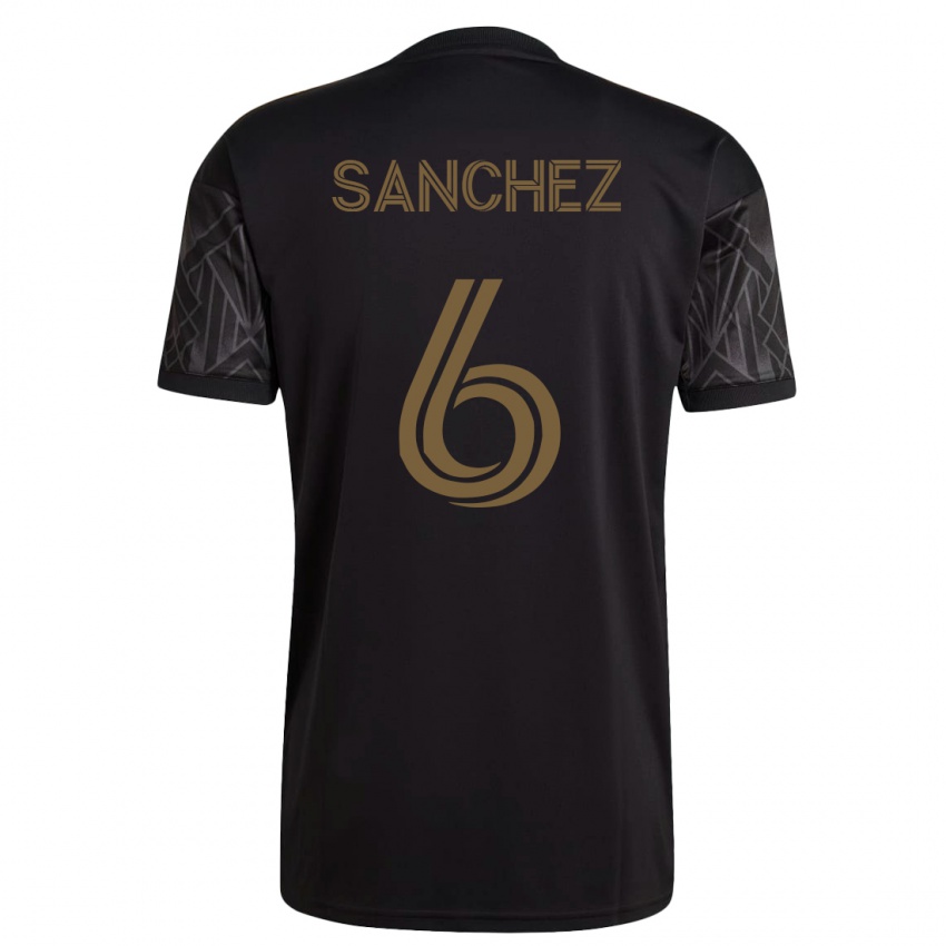 Herren Ilie Sánchez #6 Schwarz Heimtrikot Trikot 2023/24 T-Shirt Belgien