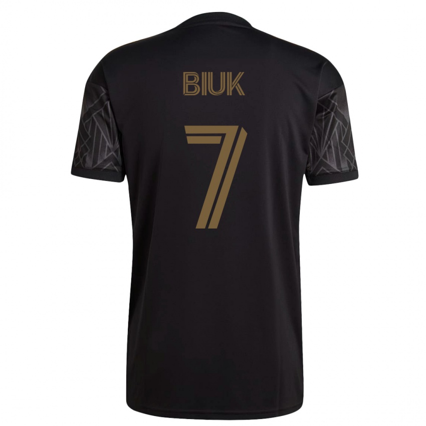 Herren Stipe Biuk #7 Schwarz Heimtrikot Trikot 2023/24 T-Shirt Belgien