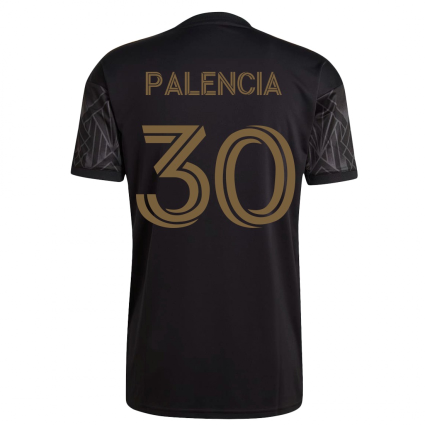 Herren Sergi Palencia #30 Schwarz Heimtrikot Trikot 2023/24 T-Shirt Belgien