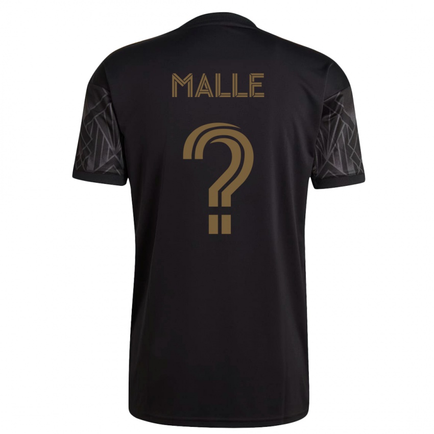 Herren Ladji Mallé #0 Schwarz Heimtrikot Trikot 2023/24 T-Shirt Belgien