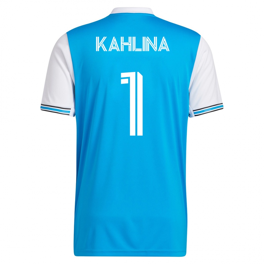 Herren Kristijan Kahlina #1 Blau Heimtrikot Trikot 2023/24 T-Shirt Belgien