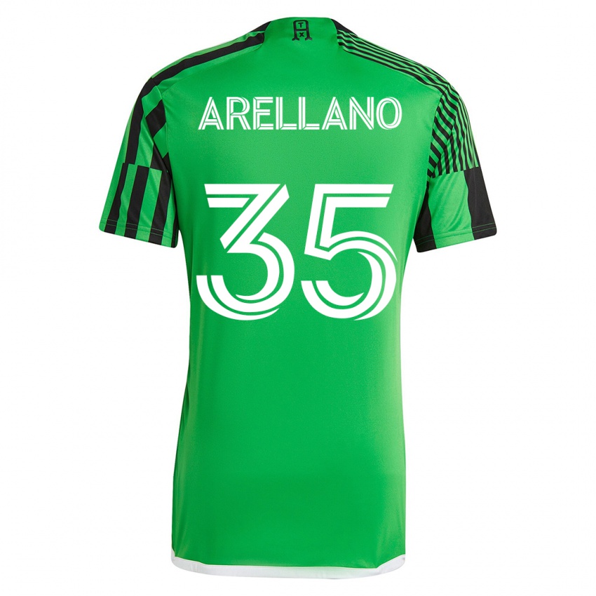 Heren Bryan Arellano #35 Groen Zwart Thuisshirt Thuistenue 2023/24 T-Shirt België